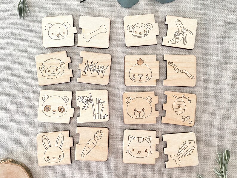 Puzzle éducatif Montessori pour enfants - Créateur ETSY : AccessoiresCastagnou