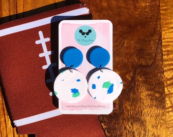 UWF Football Terrazzo Earrings