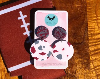 Tate High School Football Terrazzo Earrings