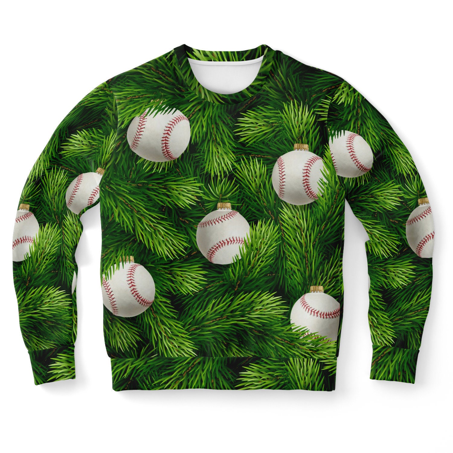 Baseball Tree Christmas sweater funny Christmas sweater Ugly | Etsy