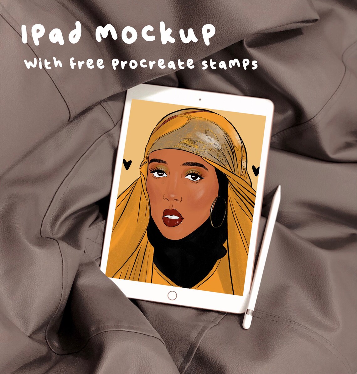 Ipad mockup for procreate ipad7th gen Etsy