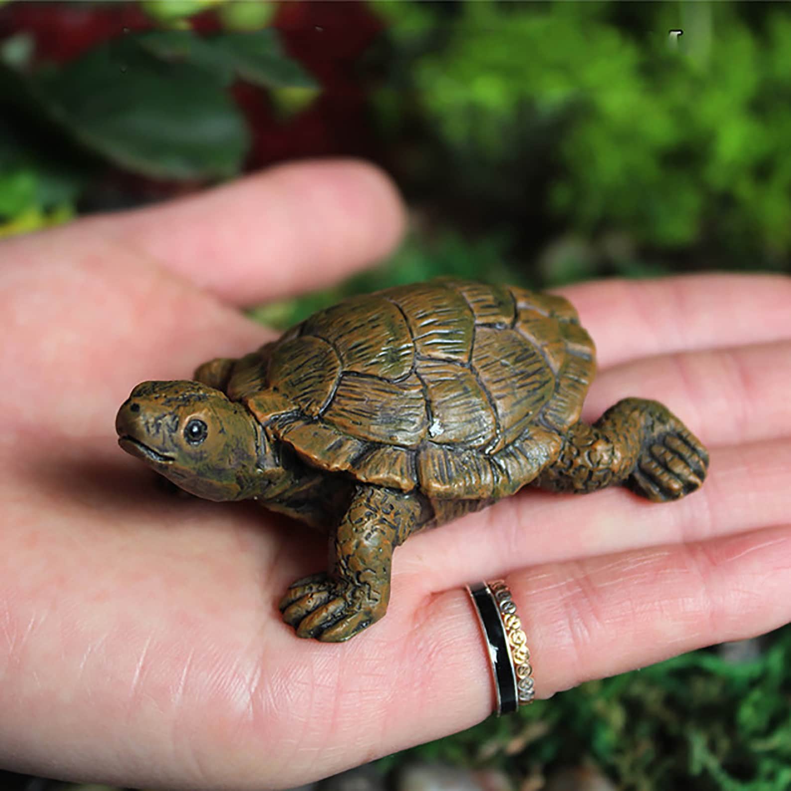 Simulation Realistic Mini Sea Turtle Model Resin Miniature Etsy