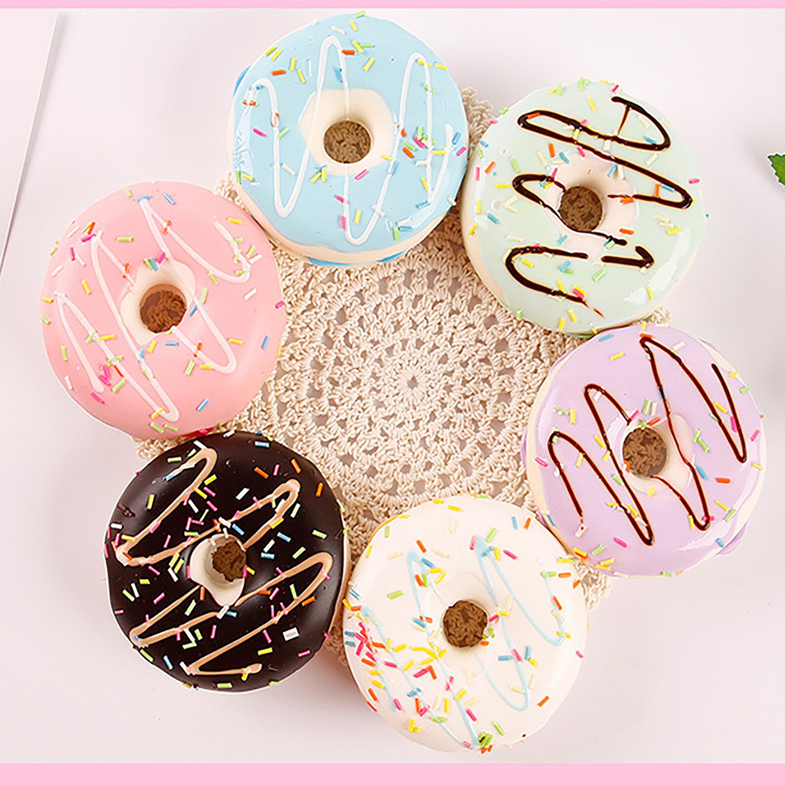 Double-layer Simulation Bread Doughnut Cake Photography | Etsy Doughnut Cake