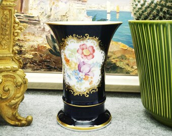 Ubelacker Echt Kobalt VasesSmall Ubelacker Bud Vases