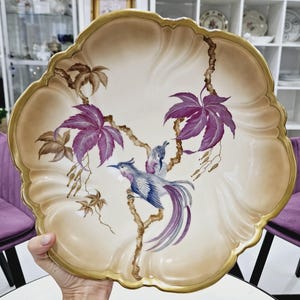 Luxurious, large Rosenthal Elfenbein MIRAMAR serving plate/fruit bowl