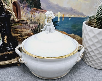 KPM Kobenhavns Porcellains Maleri - 1924-1936 - Silver Rim - Green