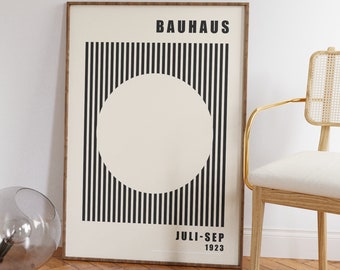Poster Bauhaus | auradierter Kreis
