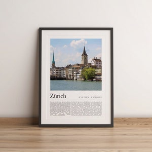 Poster Zurich | Zurich Switzerland