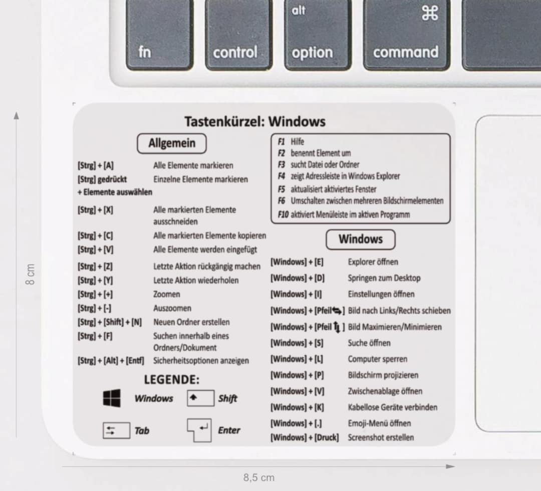 Stickers for Windows Keyboard Shortcuts | MS Office Shortcuts - Etsy