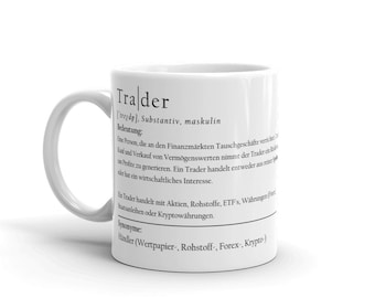 Stock Exchange Mug Trader Definition | Stocks German 0.3 L