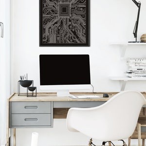 Dieses coole Poster eine CPU - der central processing unit- ist die perfekte Dekoration für alle Programmierer, Softwareentwickler und Computer Cracks.