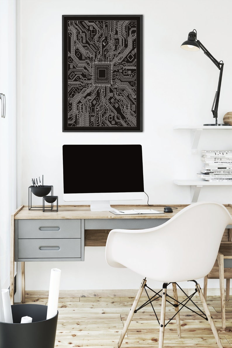 Dieses coole Poster eine CPU - der central processing unit- ist die perfekte Dekoration für alle Programmierer, Softwareentwickler und Computer Cracks.