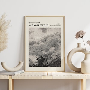 Poster Black Forest National Park | Baden-Württemberg