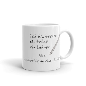 Funny Teacher Mug | Funny Saying 0.3 L