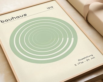 Poster Bauhaus 1919 | Spirale Kreis