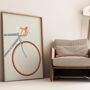 Bicycle Poster | Picture road bike minimalist