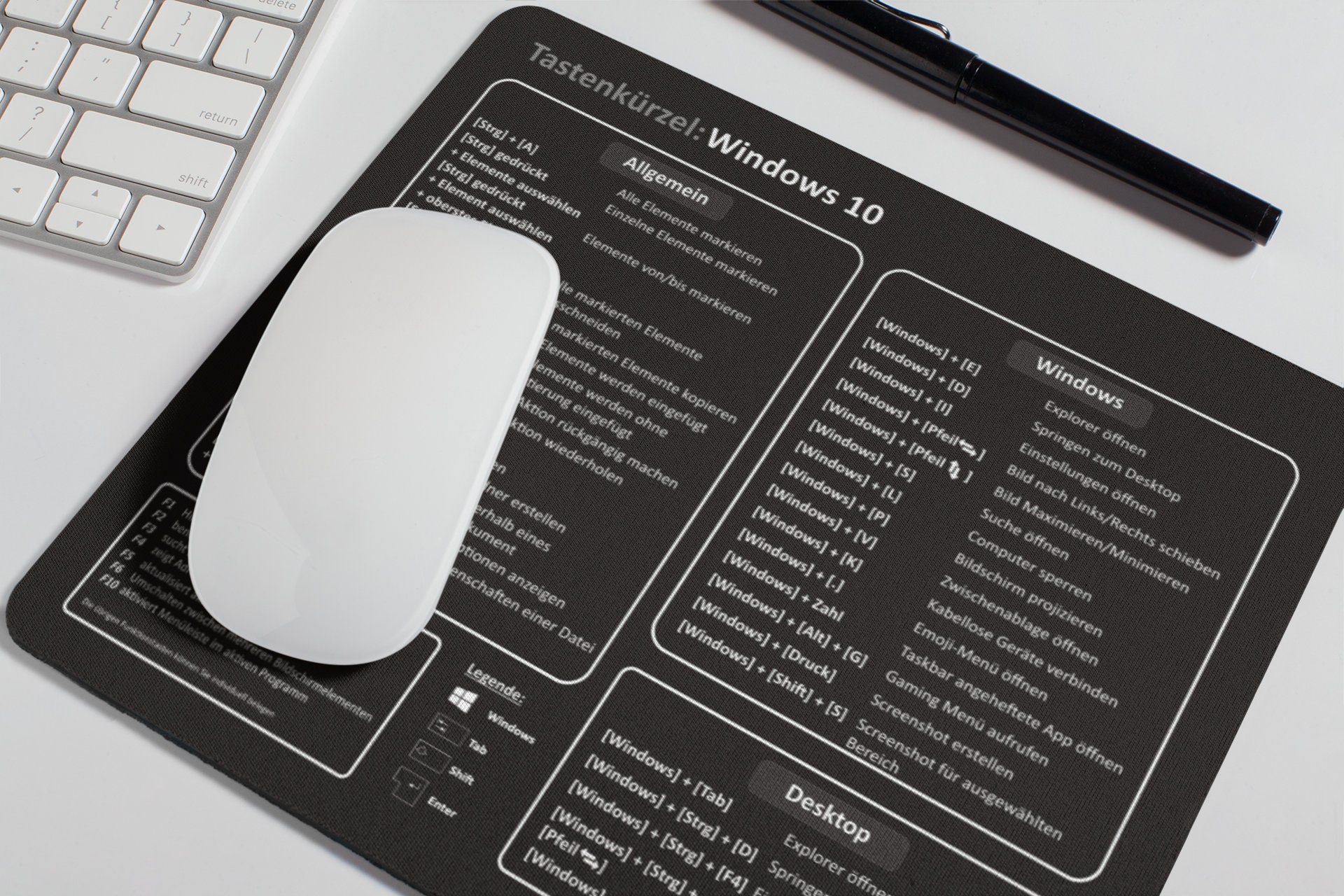 The Ultimate Windows 11 and 10 Keyboard Shortcut Mouse Pad. 