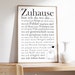 Poster Spruch Zuhause Bild Familie Home Etsy.de