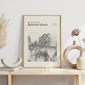 Poster Parco Nazionale della Svizzera Sassone | Bastione