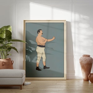 Poster Boxer | Vintage Boxes Picture