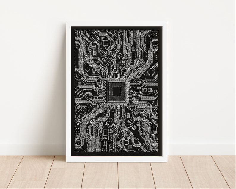 Dieses coole Poster eine CPU - der central processing unit- ist die perfekte Dekoration für alle Programmierer, Softwareentwickler und Computer Cracks.