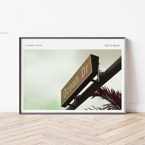 Affiche Miami | Zuid-strand Florida