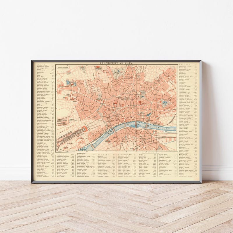 Deutschland karte mit autobahn - Etsy.de