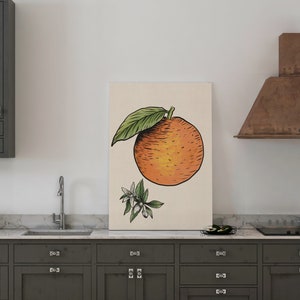 Poster Vintage Orange Picture kitchen image 4