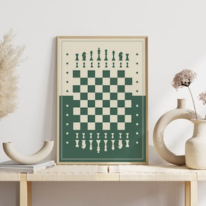 Poster Chessboard | Picture Chess