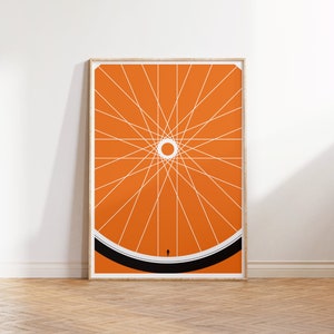 Poster Bicycle | Picture racing cyclist