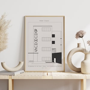 Poster Bauhaus Building Dessau | School building