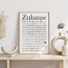 Poster Spruch Zuhause Bild Familie Home Etsy.de