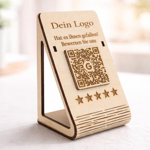 QR-codeweergave – voor Google-recensies, Instagram-volgers en digitale menukaarten – aanpasbaar