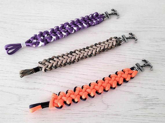 Pulsera Paracord ajustable con cierre de de anclaje España