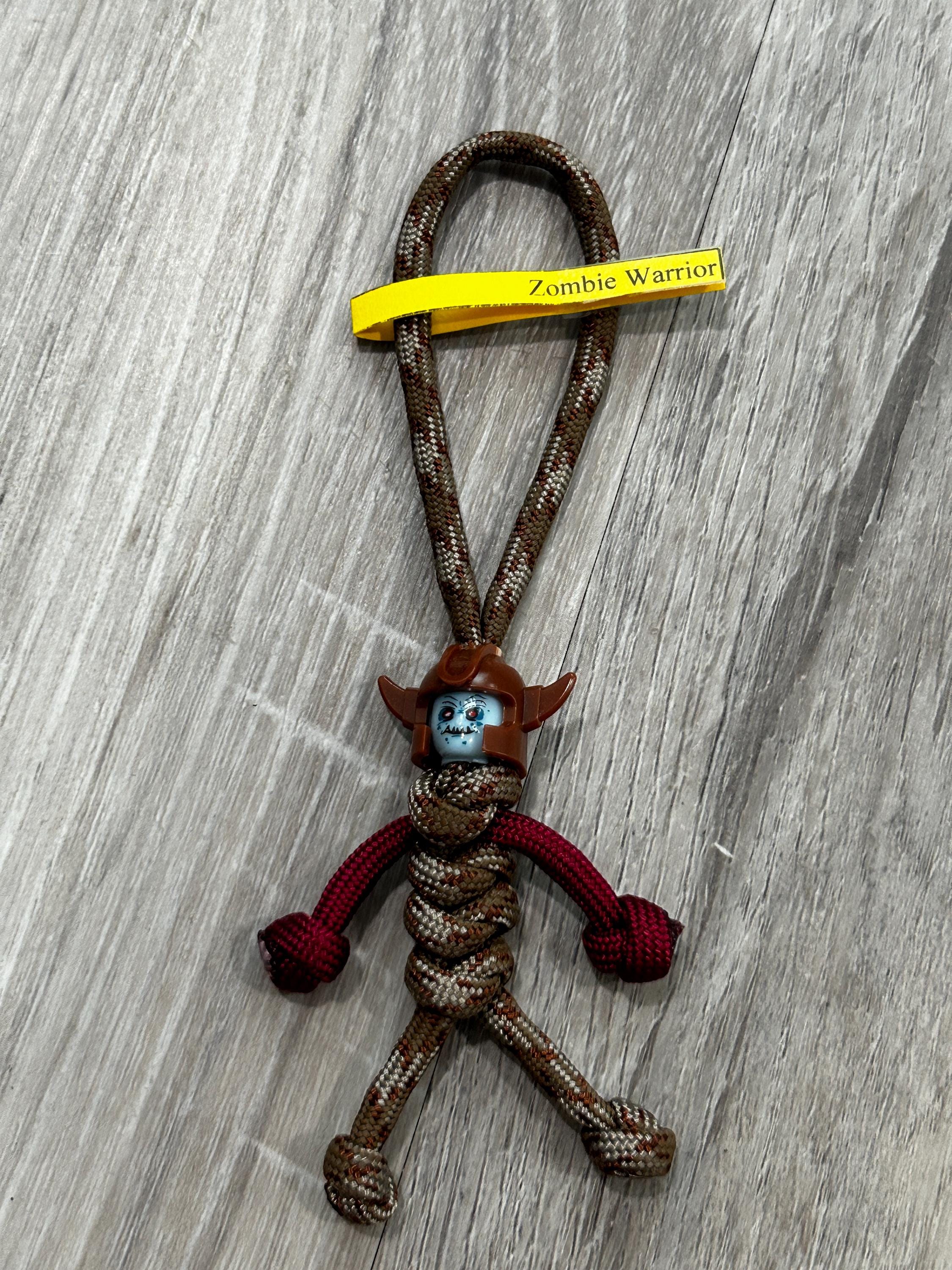 Paracord Buddy Zipper Pull, Backpack Zipper Pull, Buddy Keychain