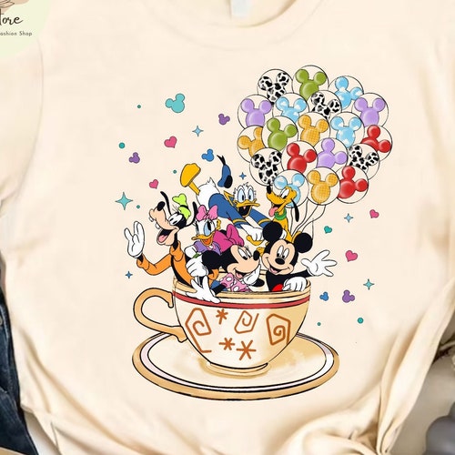 Disney Balloons Shirt, Mickey And Friends Balloons Shirt, Disney Best Day Ever, Disneyland Shirt, Disney Trip Shirt, Disney Family Shirts