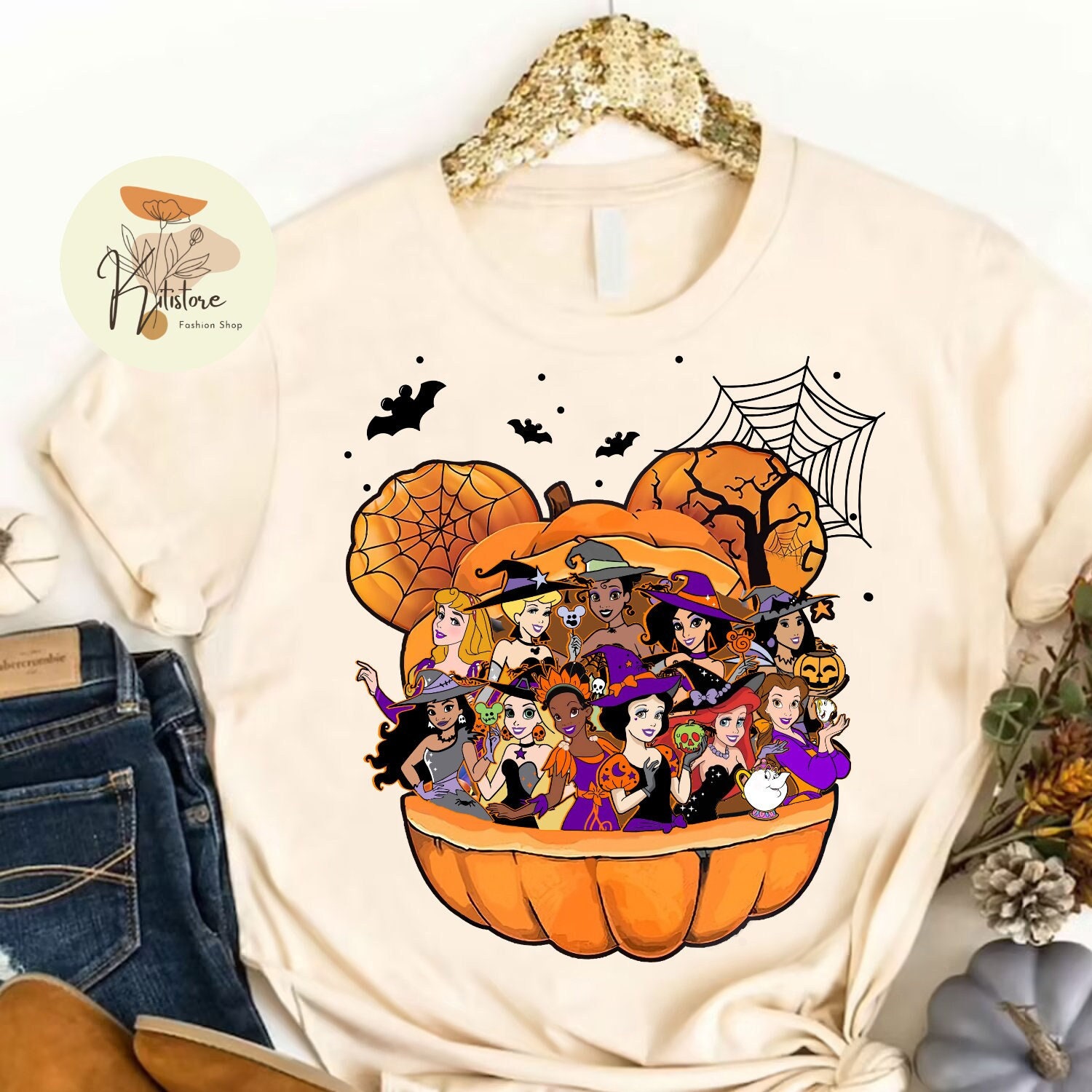 Discover Disney Halloween Shirt, Disney Princess Halloween Shirt