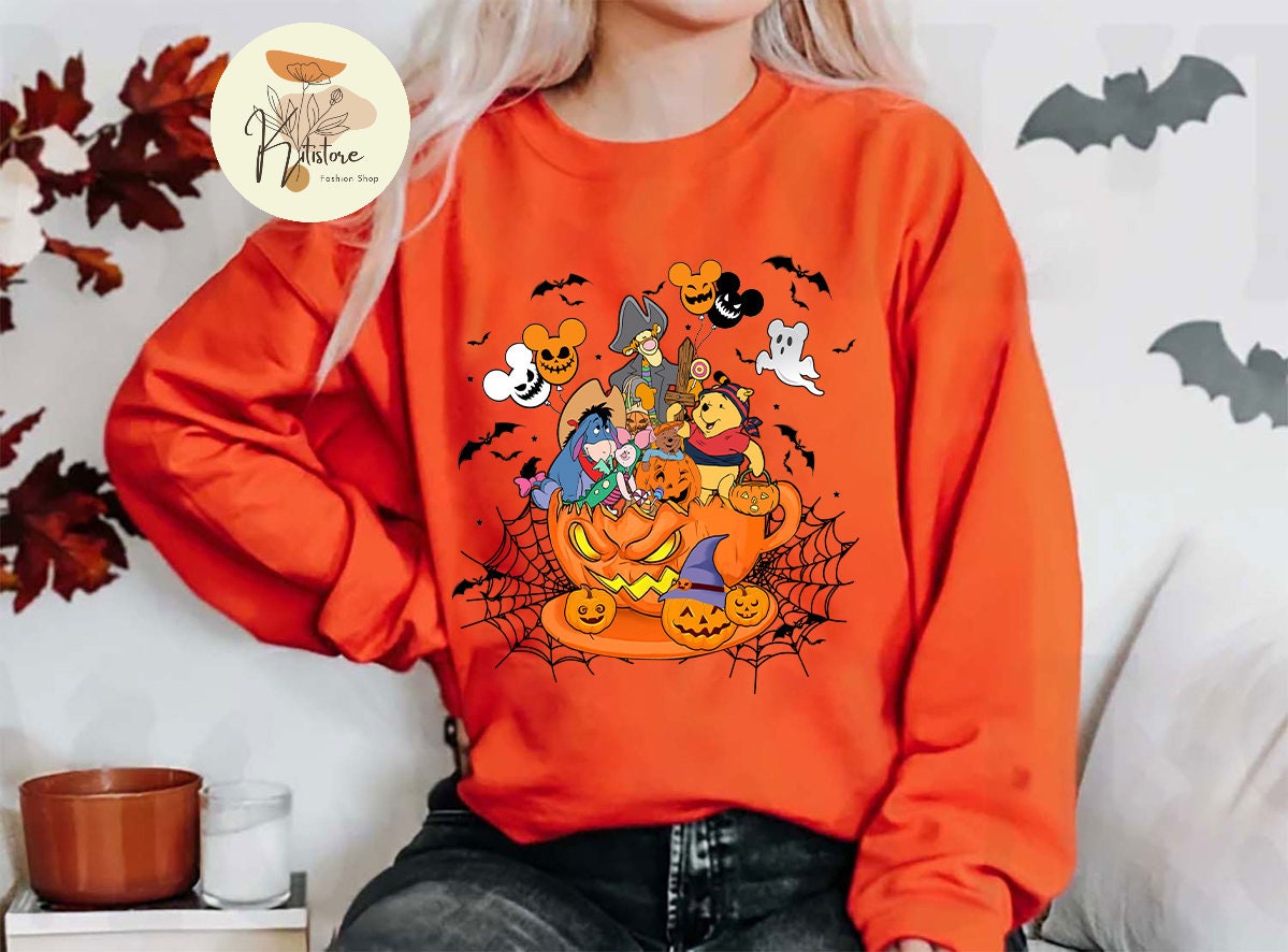 HUIFUAO Halloween-Sweatshirt Für Damen - Lustiger Kürbis-Print, Flauschiger Sherpa-Stoff, Perfekt Für Winter & Kostümpartys