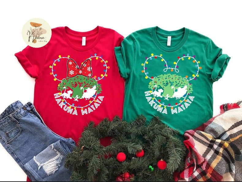 Discover Disney Lion King Christmas Matching T-Shirt