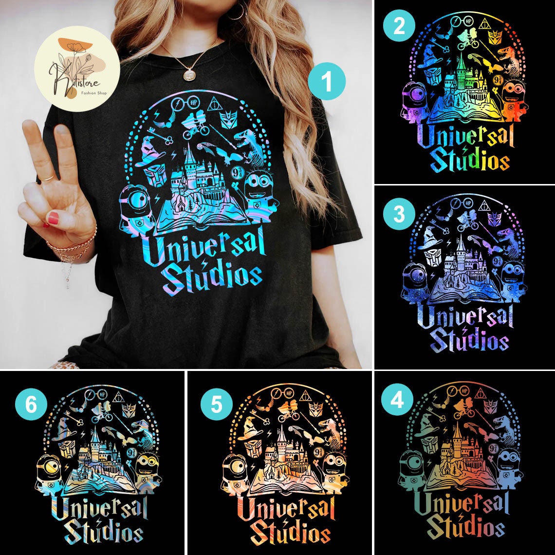 Universal Studios Hologram Shirt, Universal Studios 2023 Shirt
