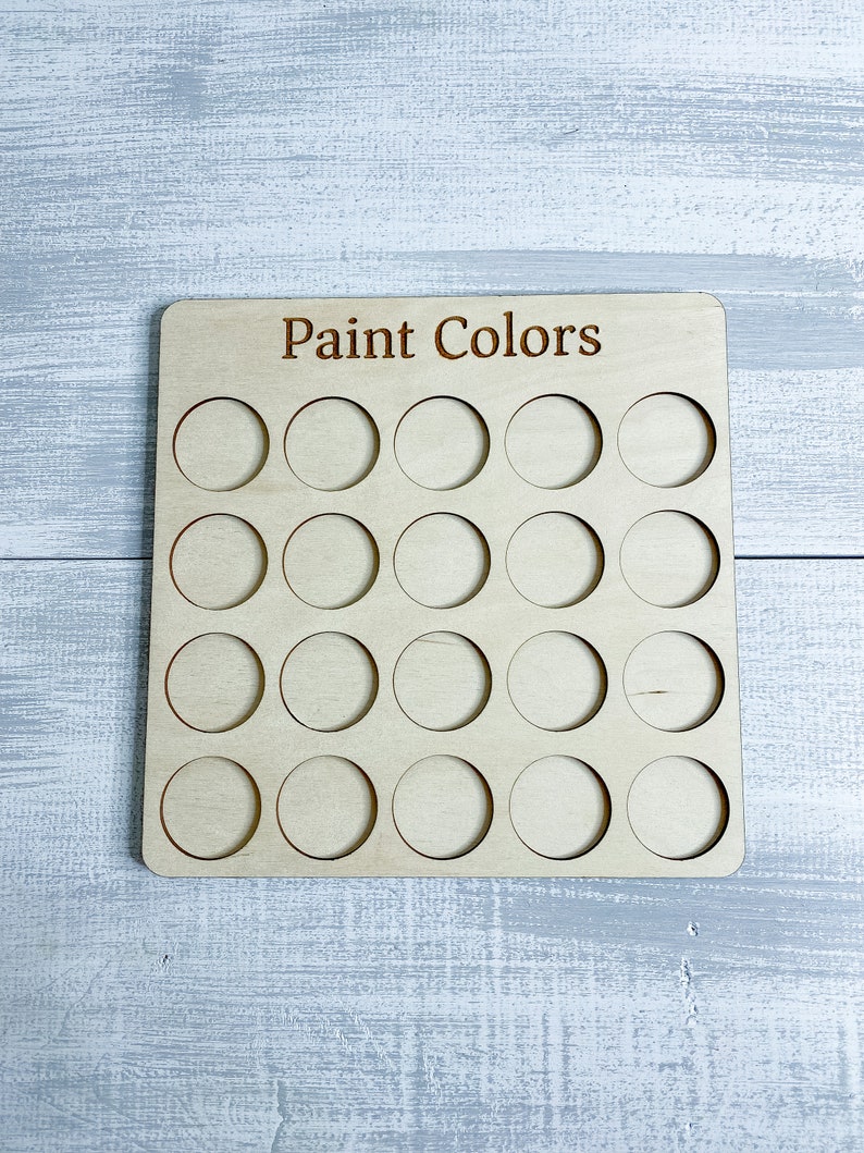 Paint Palette Board, Paint Color Chart, Paint Sample Board, Color ...