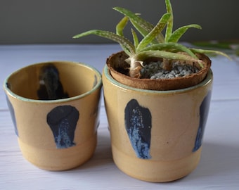 Ceramic Pot for Growth/Handcrafted Intention Pot/Rustic Plant Holder or Storage Vessel