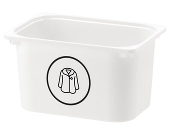 Coat Clothes Organizing Label | Montessori Clothing Icons