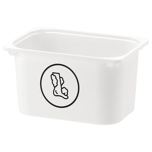 Duschgel | Seife | Dusche | Haarspülung | Hygiene | Badezimmer Organisation | Etikett für die Heimorganisation | Vinyl-Etiketten | Trofast Variera Kuggis Ikea