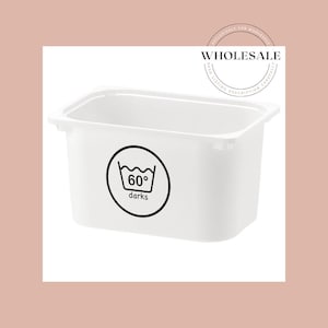 VENTA AL POR MAYOR / 10x Lavandería / 60 / Prendas oscuras / Lavado / Lavandería / Etiqueta para organizar el hogar / Etiquetas de vinilo para almacenamiento en el hogar / Imagen personalizada para sala de juegos