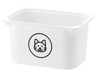 Cat Vinyl Label | Home Organization for Trofast, Variera, Kuggis