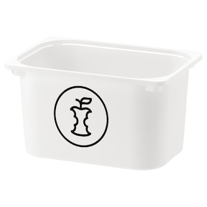 Compost | Recycle | Food | Fruits | Vegetables | Organic | Home Organising Label | Vinyl Labels | Trofast Variera Kuggis Ikea | Organise