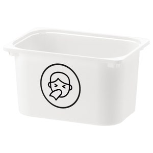 Resfriado / Nariz que moquea / Farmacia / Primeros auxilios / Organización del baño / Etiquetas para la organización del hogar / Etiquetas de vinilo / Trofast Variera Kuggis Ikea