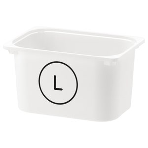 Letra L / Alfabeto / Etiquetas personales / Personalizado / Etiqueta para educación en casa / Trofast Variera Ikea / Etiqueta para organizar el hogar / Etiqueta educativa