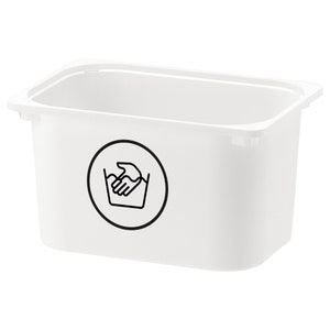 Laundry | Handwash | Drawing | Home Organising Label | Home Storage Vinyl Labels | Custom Playroom Image | Trofast Variera Kuggis Ikea